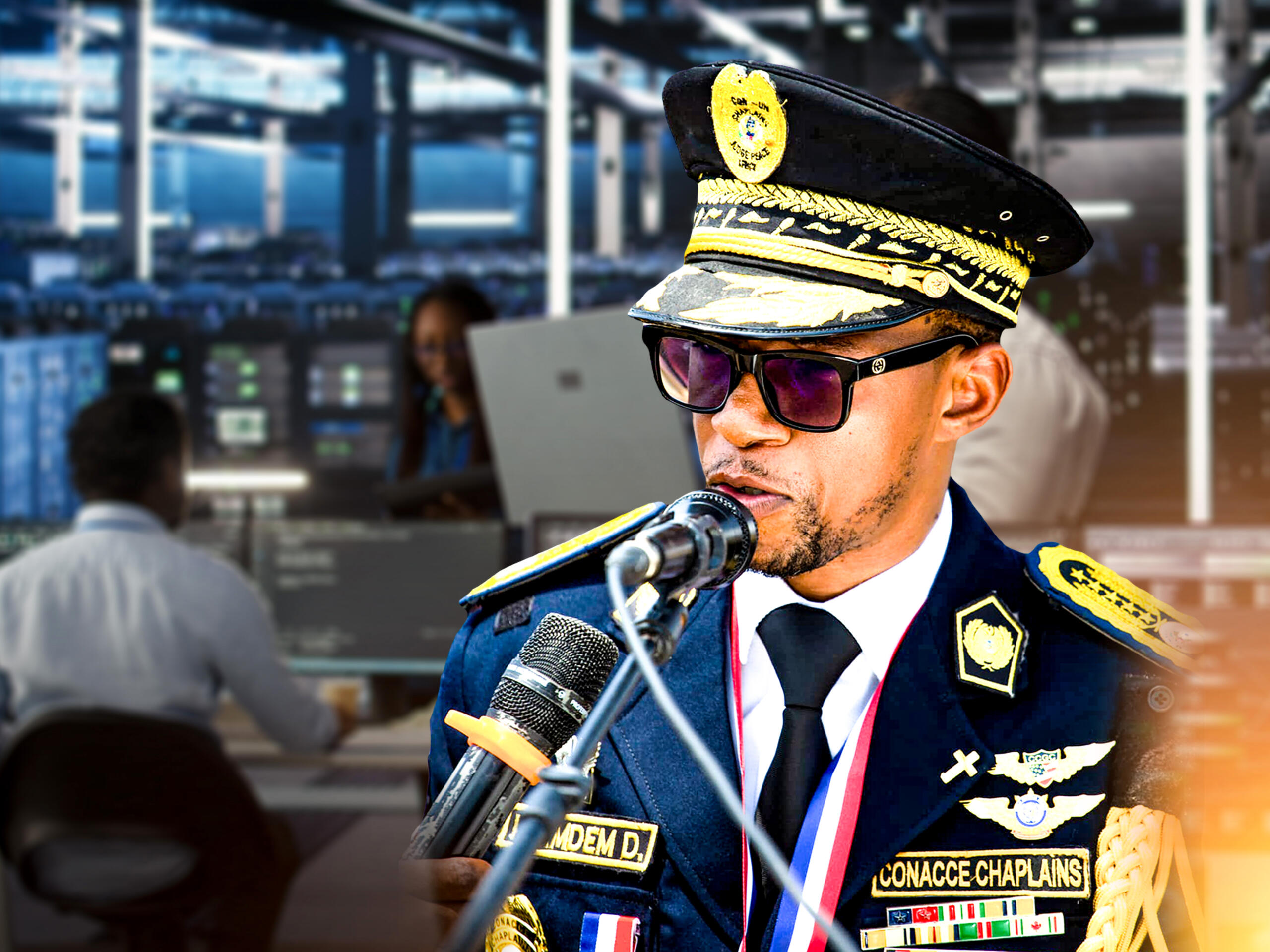 Mot du Commandant  Afrique  Général Kamdem Nounga Dieunedort